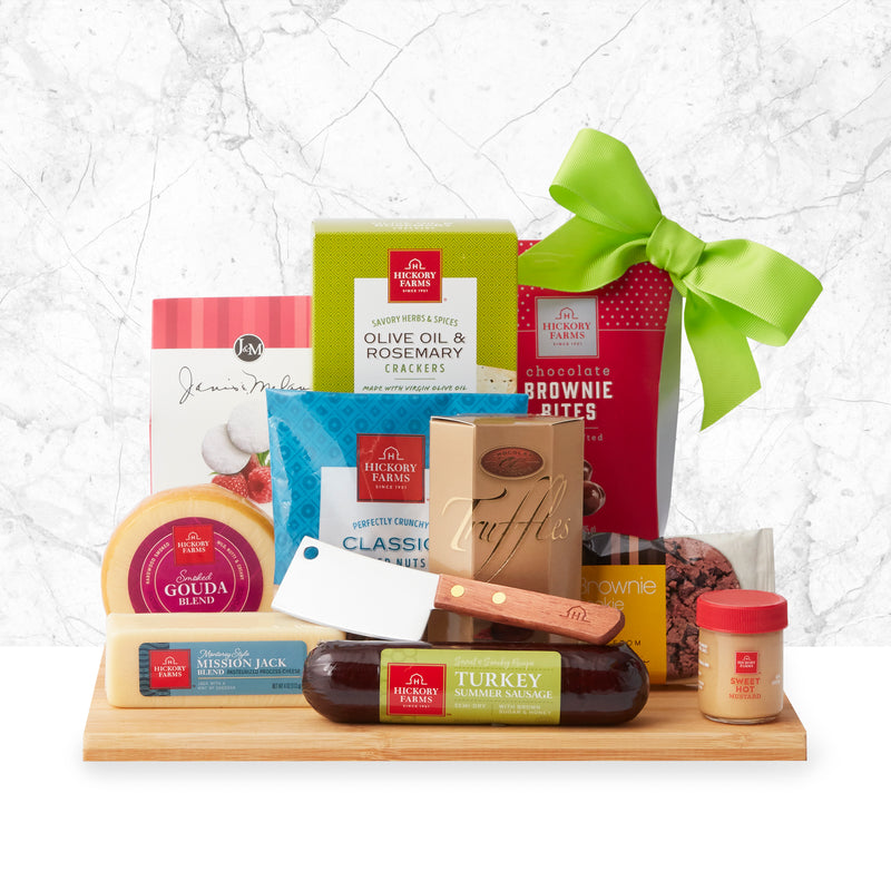 Spring Charcuterie: Gourmet Cheese & Meat Gift Set