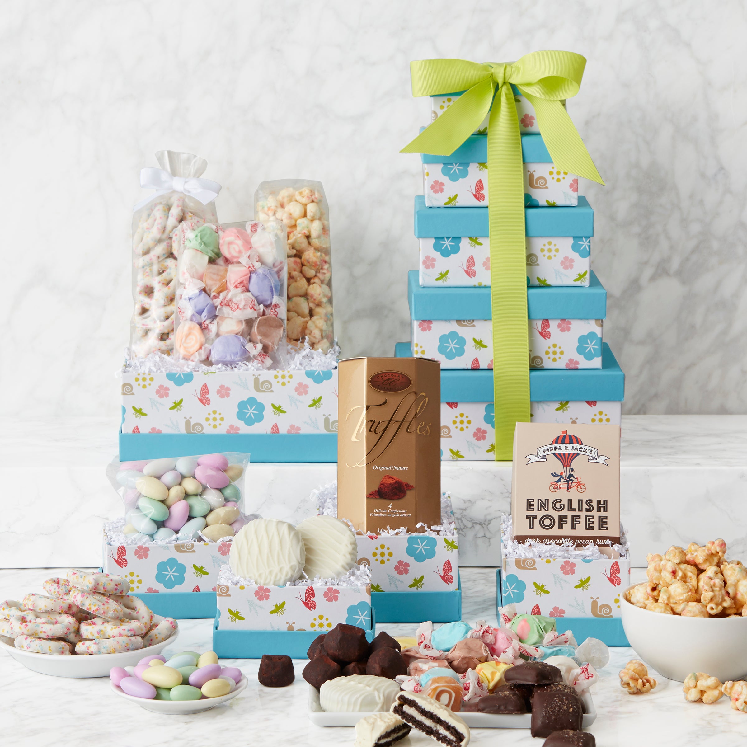 Mother's Day Sweets: Gourmet Gift Tower