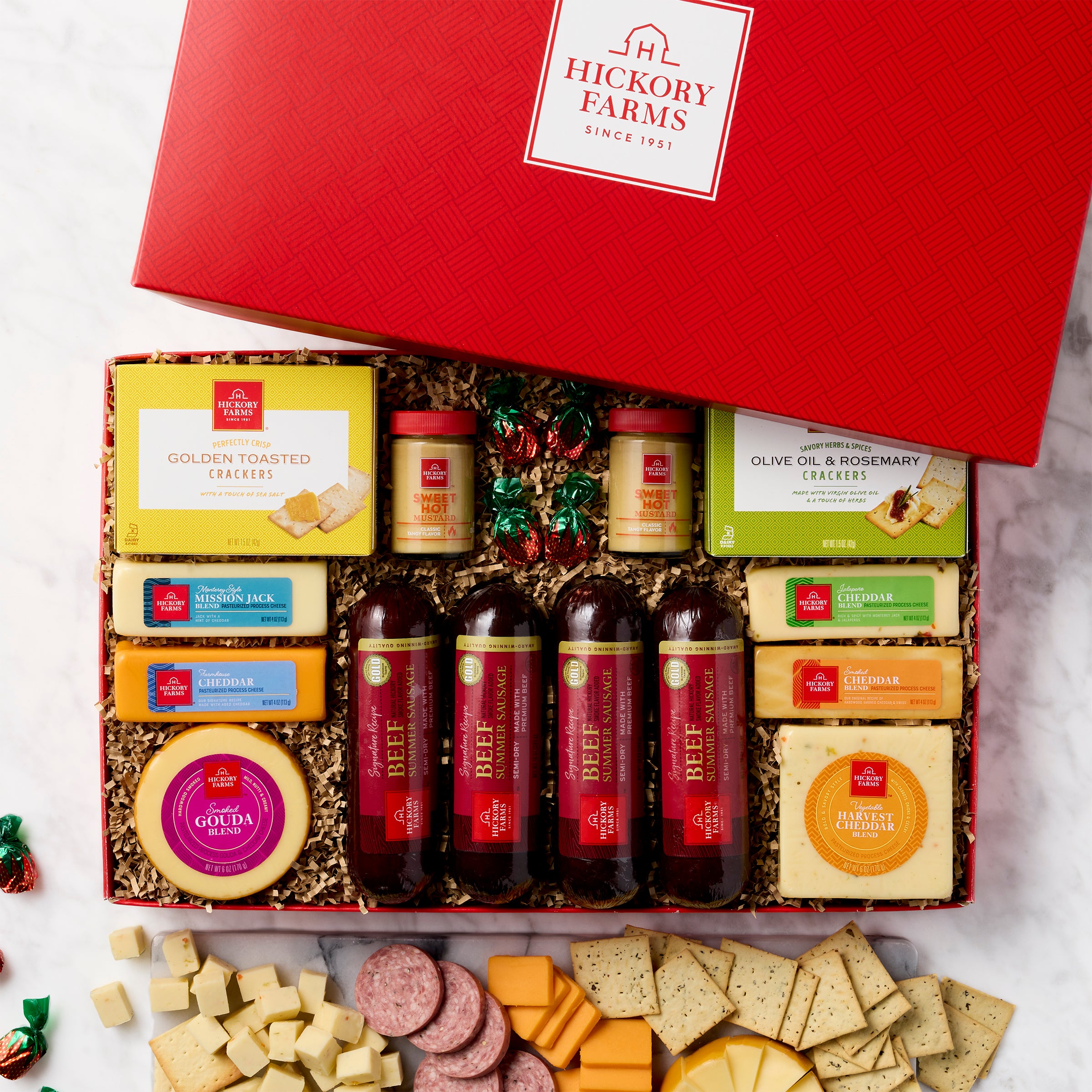 Celebration Spread: Hickory Farms Gift Box