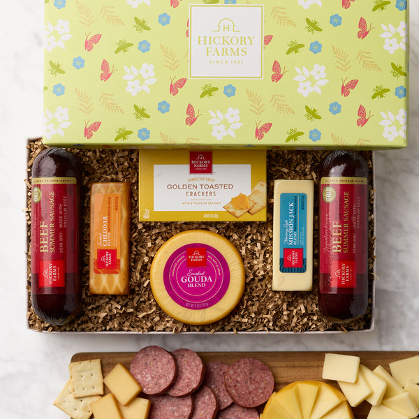 Springtime Delights: Cheese & Meat Gift Box