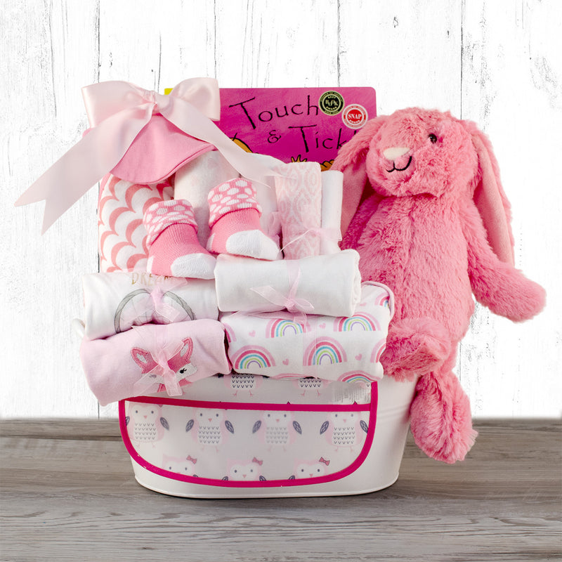 Dream Girl: Baby Girl Gift Basket