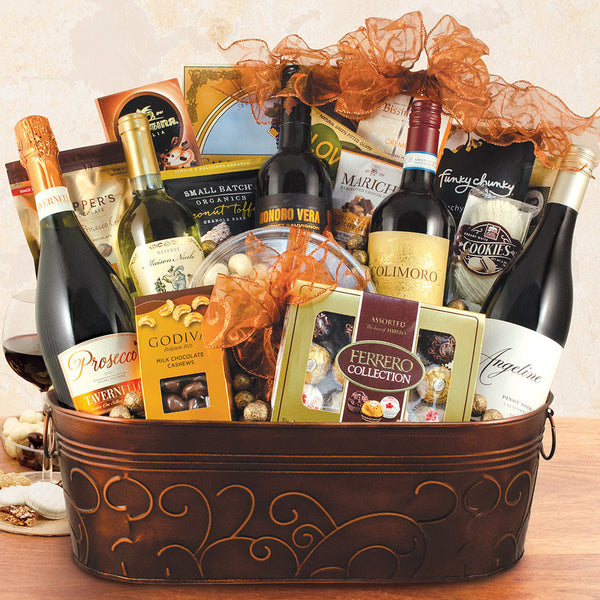 Luxury Vineyard Experience: Gourmet Wine Basket