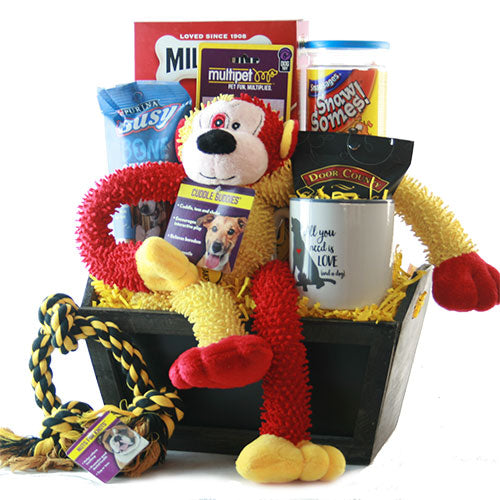 Pampered Pooch: Pet Dog Gift Basket