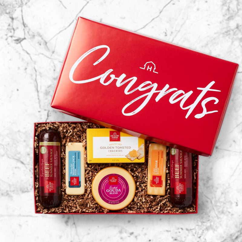 Congrats: Meat & Cheese Gift Box