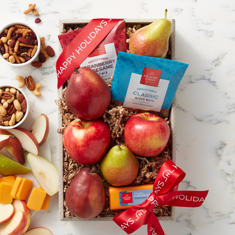 Healthy Holiday: Fruit & Cheese Gift Basket