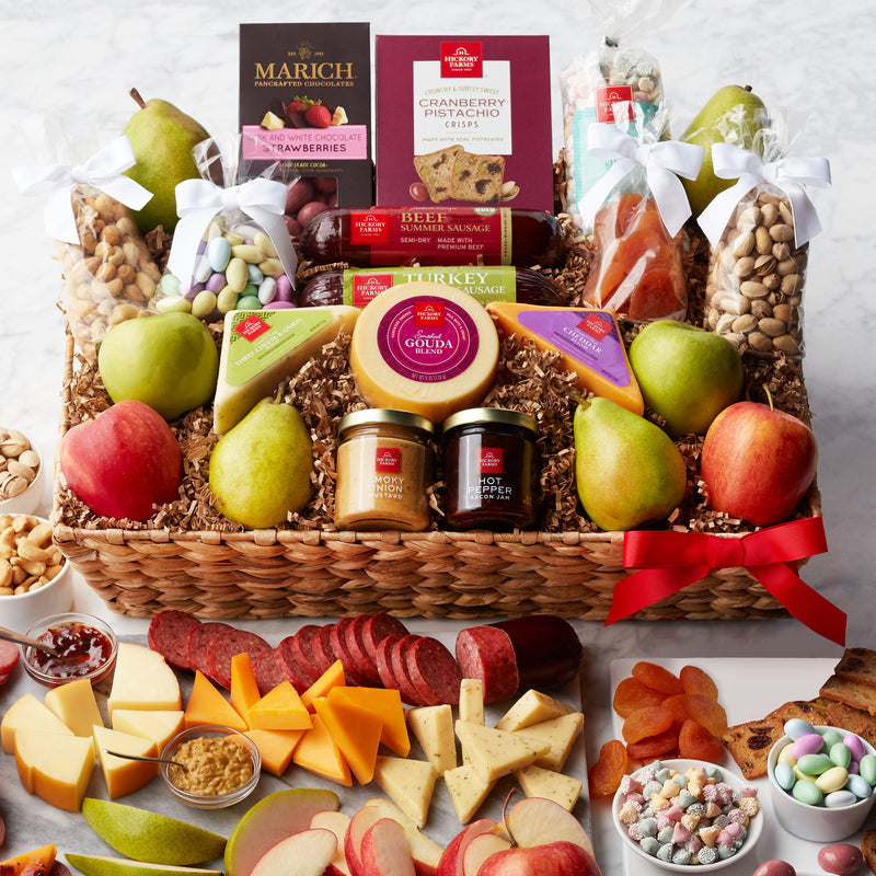 Share the Health: Fruit & Snacks Gift Basket