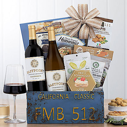 Sunset Serenade: Eastpoint Cellars Wine Basket