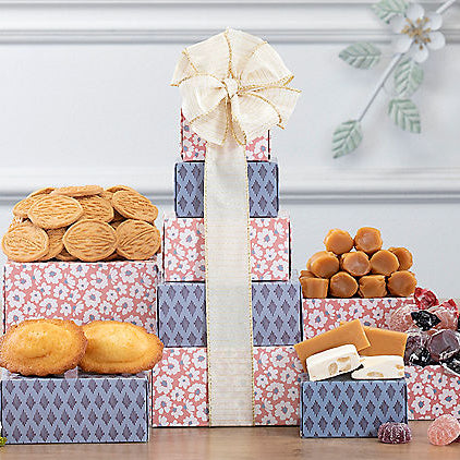 Sweet Delights: Gourmet Gift Tower
