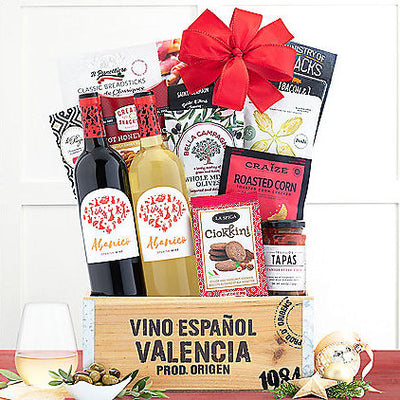 Abanico Spanish Wine Duet: Wine Gift Basket