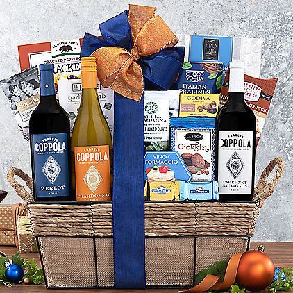Francis Ford Coppola Collection: Gourmet Wine Gift Basket