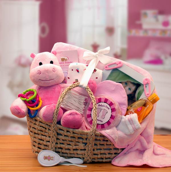Our Precious Baby Carrier - Pink - baby bath set -  baby girl gifts - new baby gift basket - baby gift baskets - baby shower gifts