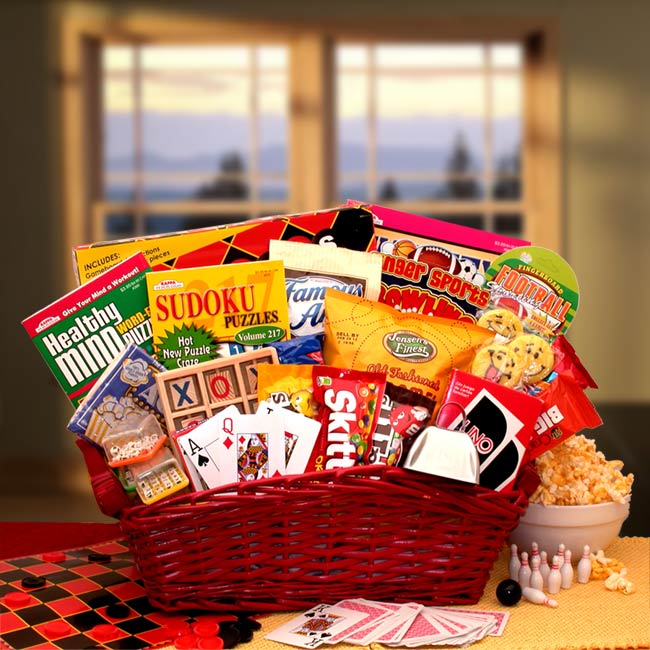Fun and Games Gift Basket  Entertainment and Delight in Every Box –  American Gifts & Baskets