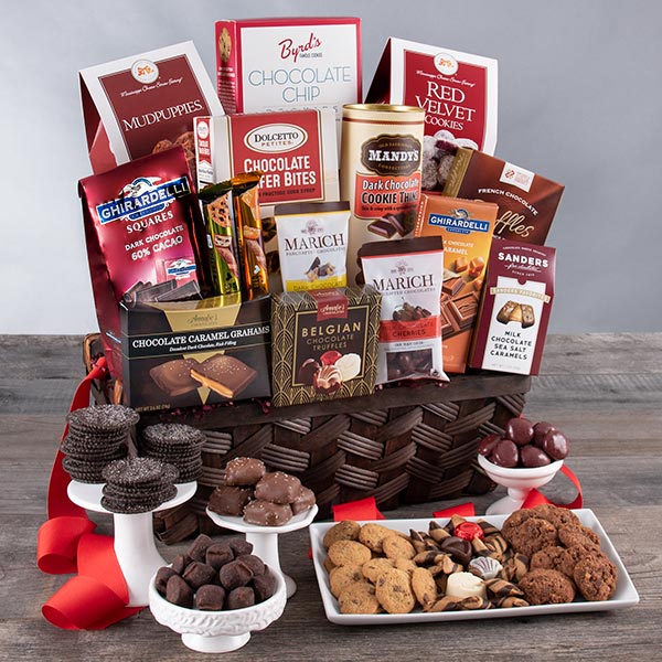 Chocolate Madness: Valentine's Day Gift Chocolate Basket