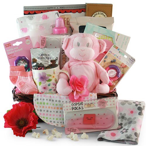 Baby Essentials: Baby Gift Basket - Choose Boy, Girl or Neutral
