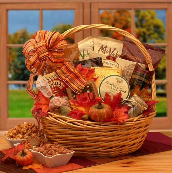 Shades of Fall Snack Gift Basket- Thanksgiving gift basket - Fall gift basket
