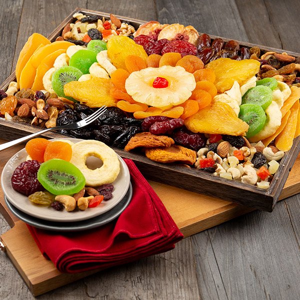 Dried Fruit & Nut Platter: Gourmet Gift Tray