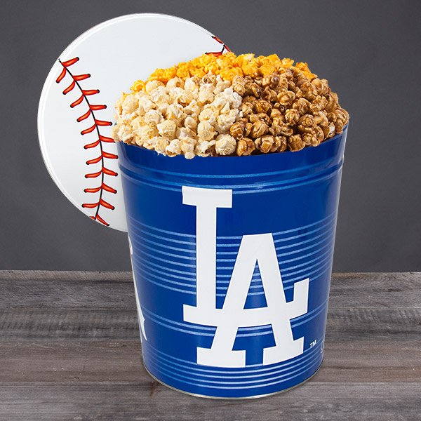 LA Dodgers: MLB Gourmet Popcorn Tin