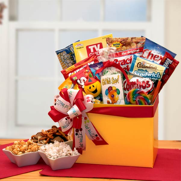 Get Well Wishes Gift Box- get well soon basket - get well soon