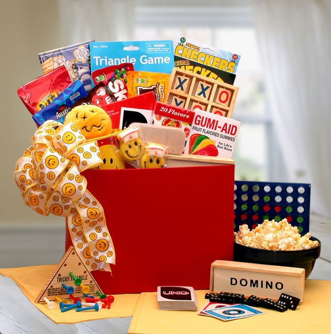 A Smile A Day Get Well Gift Box - get well soon basket - get well soon –  American Gifts & Baskets