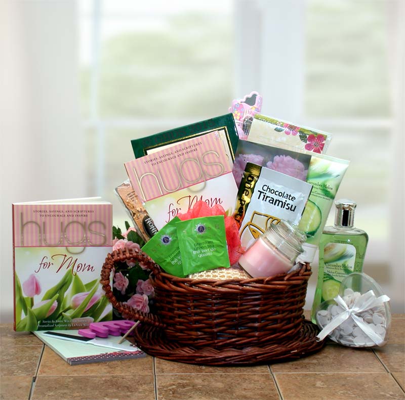 Mom Deserves A Hug & Some Relaxation Gift Basket - gift for mom - Mother's Day gift