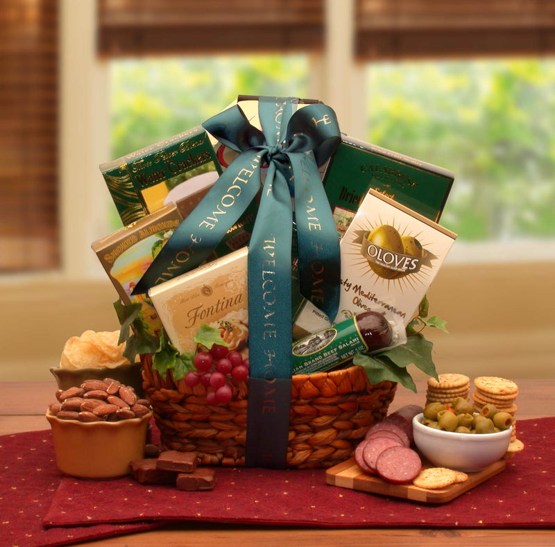 Congratulations On Your New Home Housewarming Basket- housewarming gift baskets - welcome basket