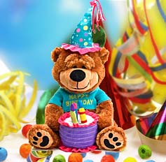 Brownie The Happy Birthday Bear 15"