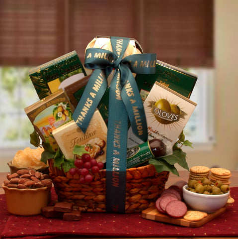 A Gourmet Thank You Gift Basket - corporate gift - thank you gift