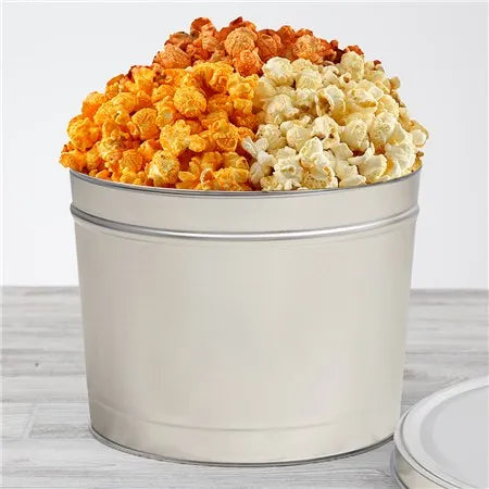 Triple Cheddar Popcorn Tin - 2 Gallon