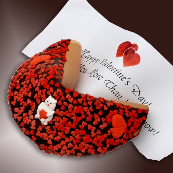 Happy Valentines Giant fortune Cookie