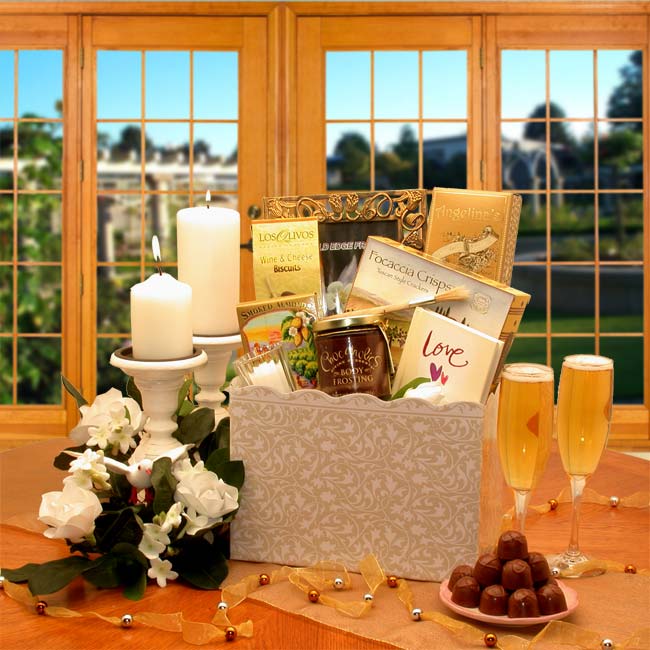 Happily Ever After Wedding Gift Box - Wedding Gift Basket - honeymoon gift set