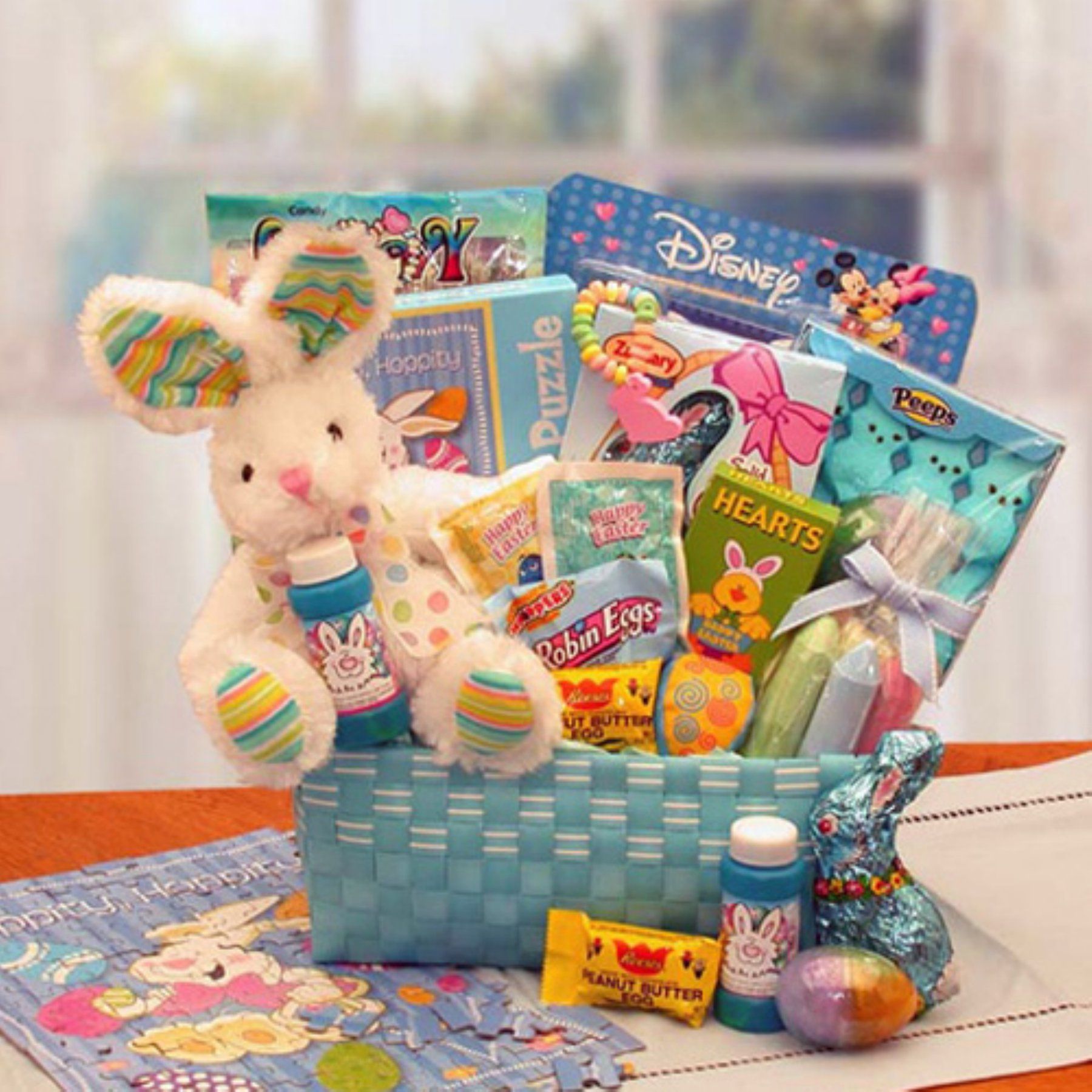 Little Cottontails Easter Activity Easter Basket- Easter Basket for boy